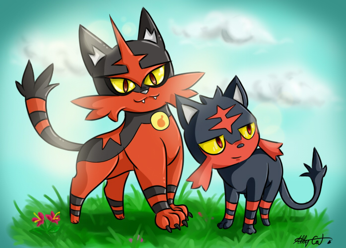 It’s the first-ever National Cat Day for Torracat and Litten.
