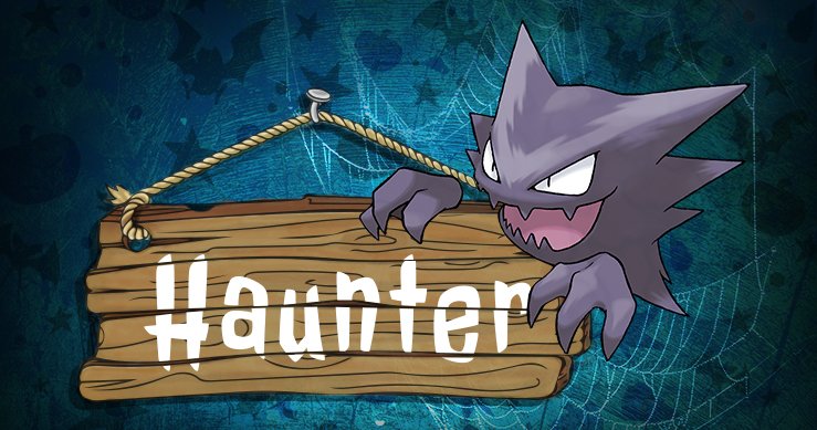 Creepy Pokémon Countdown gets spookier with Haunter for Halloween 2017.