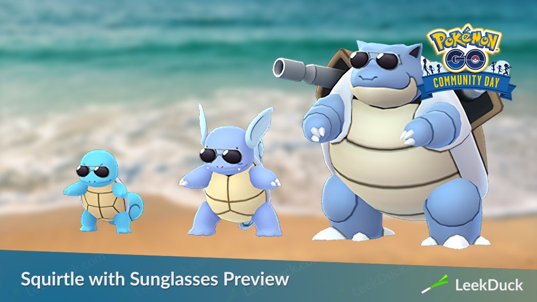 Squirtle isn't the only Pokemon with sunglasses in Pokemon Go – Destructoid