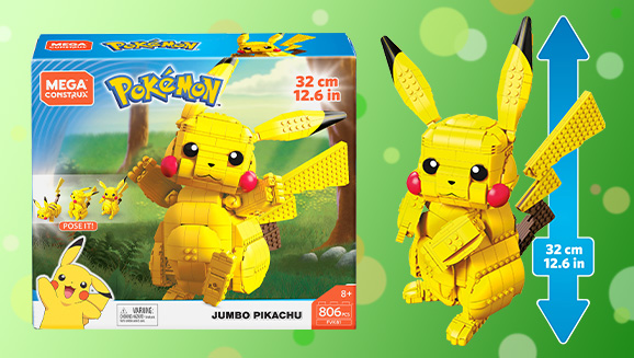 mega construx pokemon jumbo pikachu