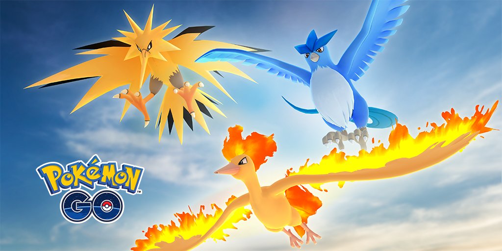 Articuno Zapdos Moltres And Their Shiny Forms Disappear