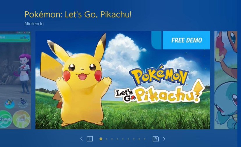 Two Separate Demos For Pokemon Let S Go Pikachu And Let S Go Eevee Now Available Worldwide For Free In The Nintendo Switch Eshop Pokemon Blog
