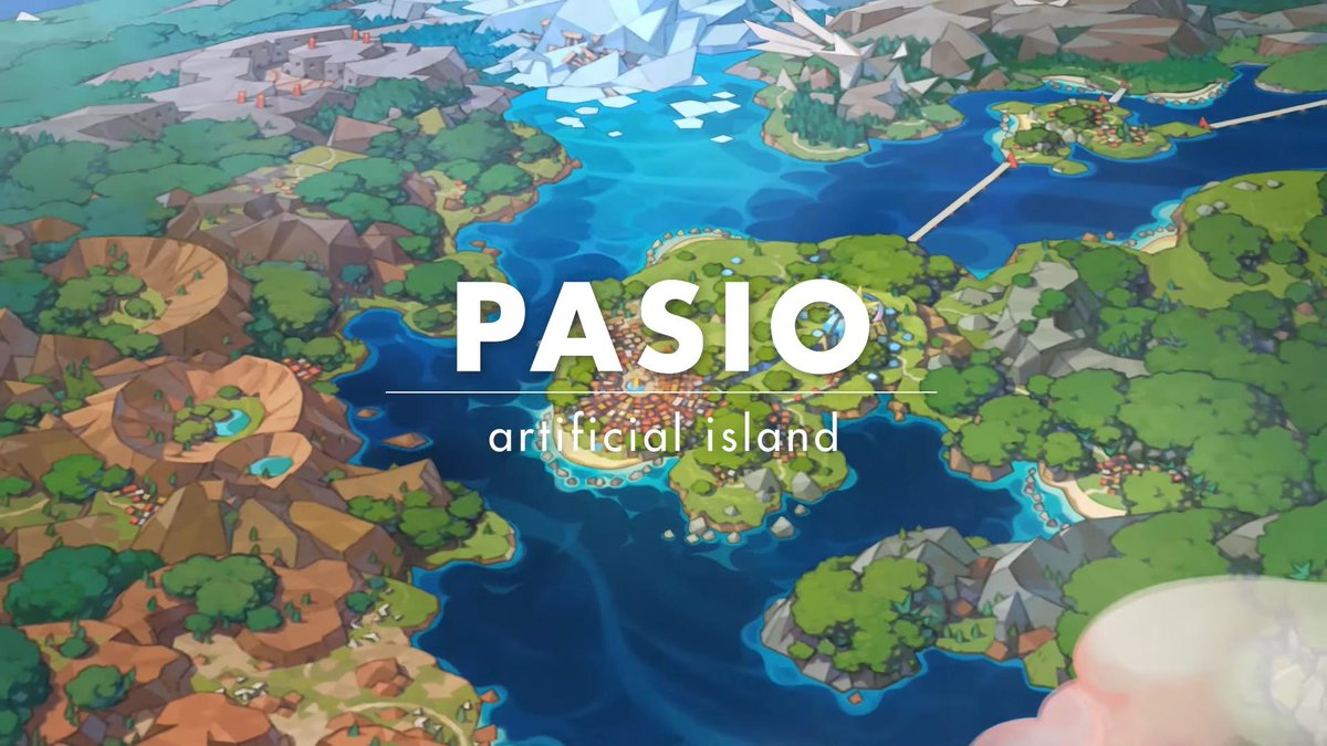 Pokémon Masters takes place on the artificial island of Pasio | Pokémon Blog