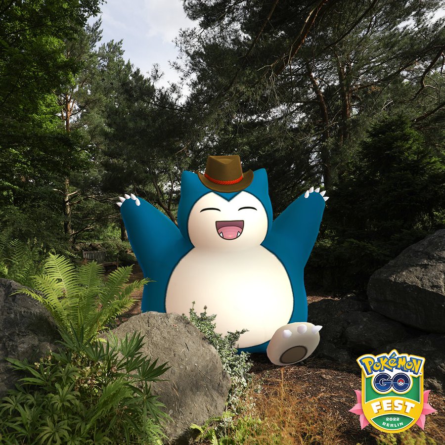 Snorlax carrying a cowboy hat now showing in threestar raids for the