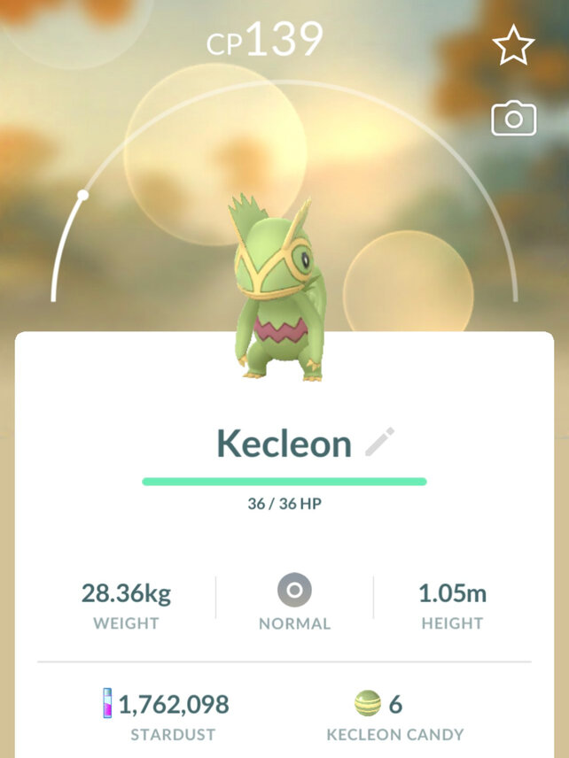 Kecleon  Pokemon, Pokemon go