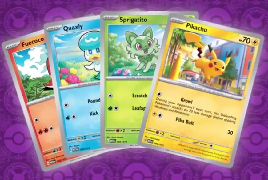 All Pokémon Scarlet and Purple Cards from the McDonald's Happy Meal Menu -  Ruetir